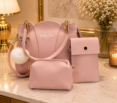 Premium 3-in-1 Ladies Handbag Collection