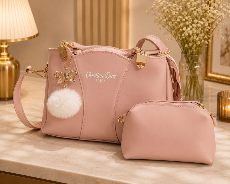 Pink Clutch and Mini wallet